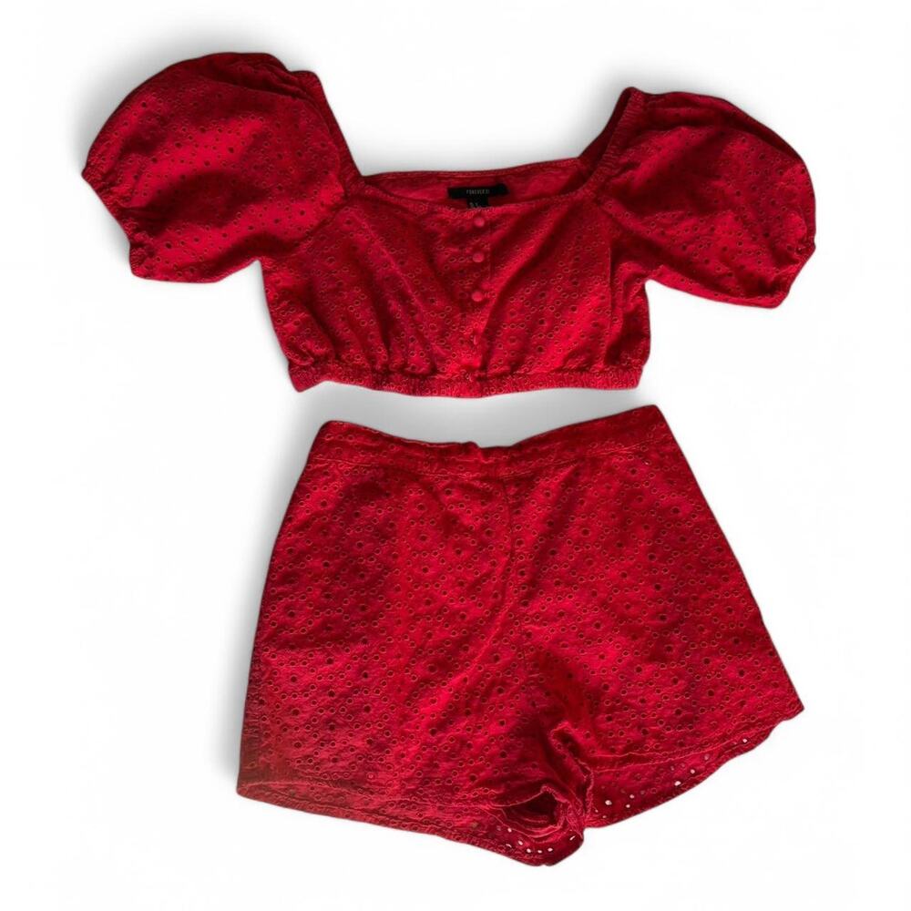 Red Cotton Set